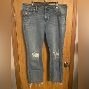 Silver Jeans Co. straight cropped. Size 16